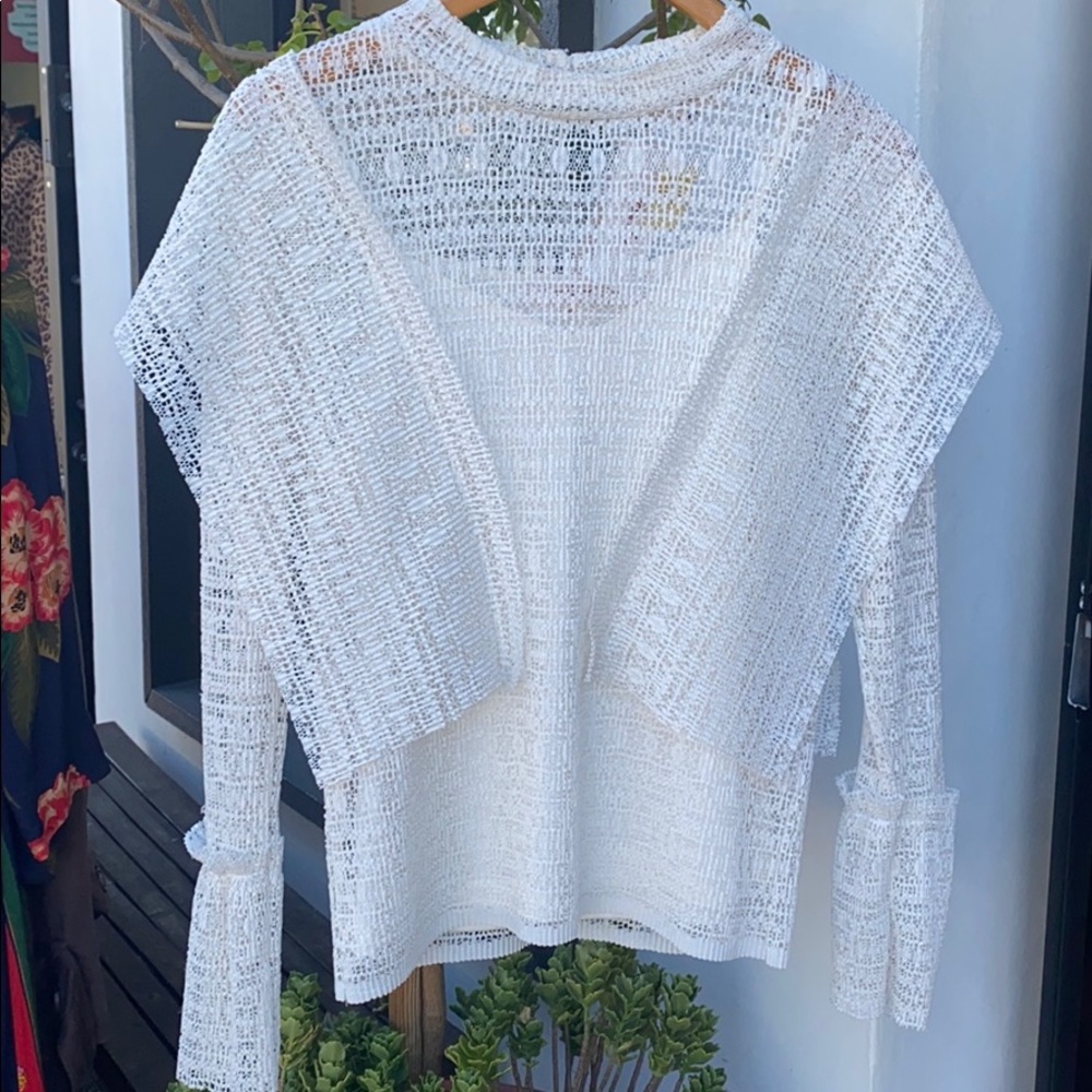 Derhy Peripetite Mesh Top- liner included